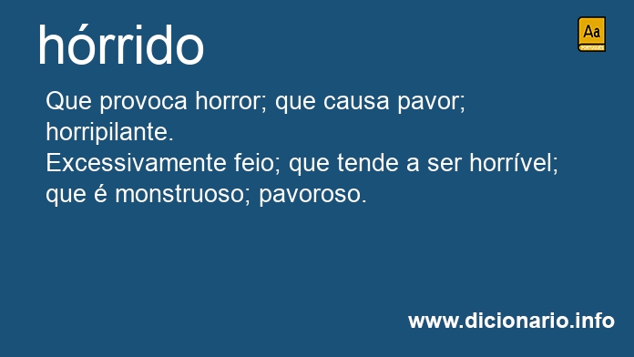 Significado de hrridos