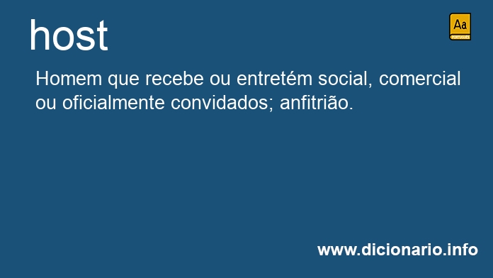 Significado de host