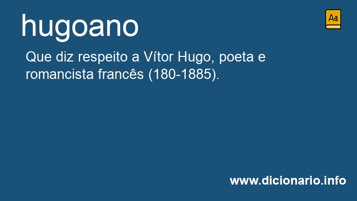 Significado de hugoano