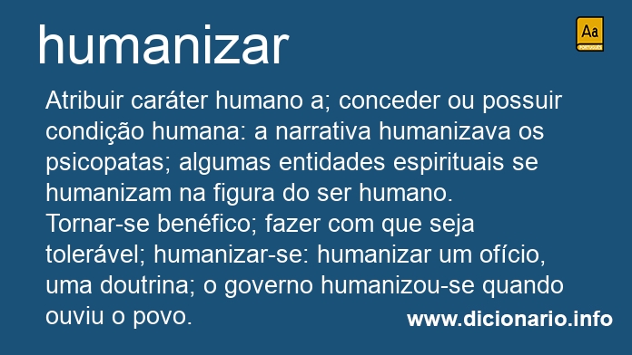 Significado de humanizado