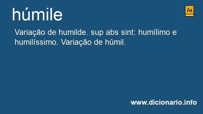 Significado de hmile