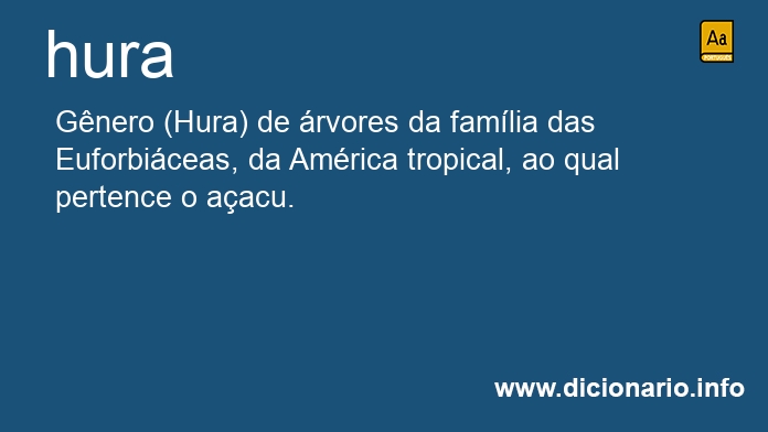 Significado de hura