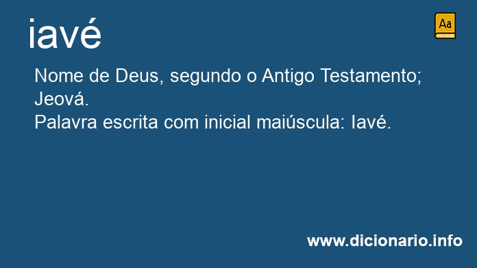 Significado de iav