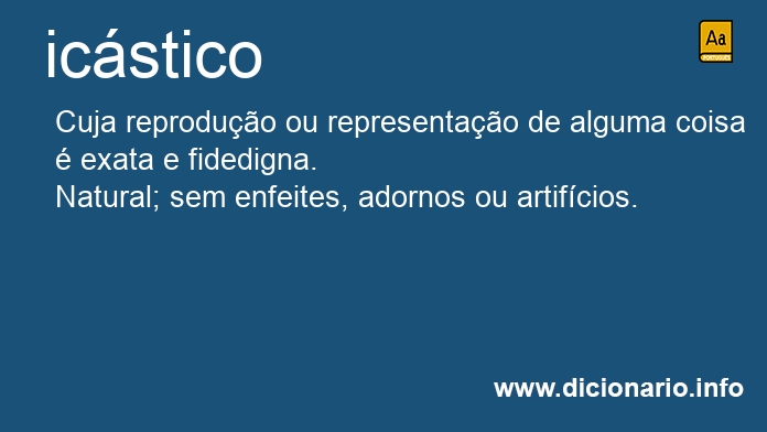 Significado de icsticos