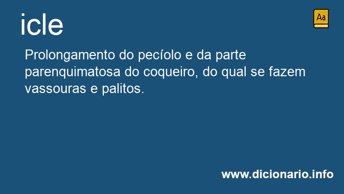 Significado de icle
