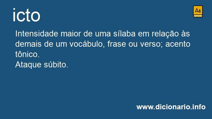 Significado de ictos