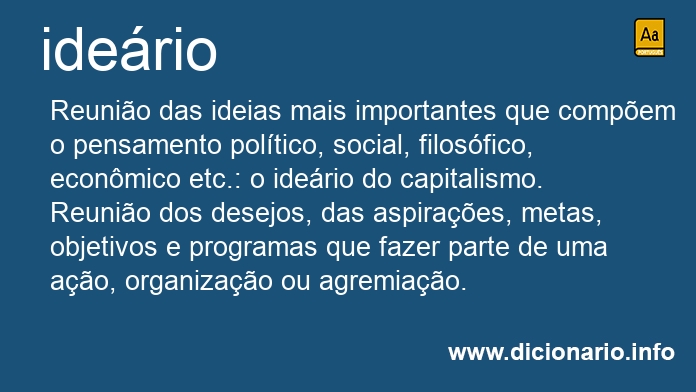 Significado de iderio