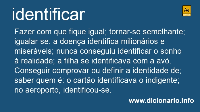 Significado de identifica