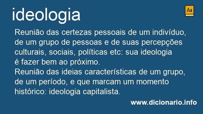 Significado de ideologia