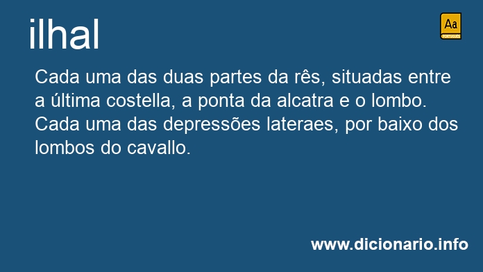 Significado de ilhal