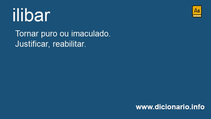 Significado de ilibarei