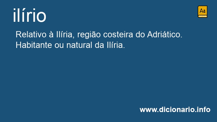 Significado de ilria