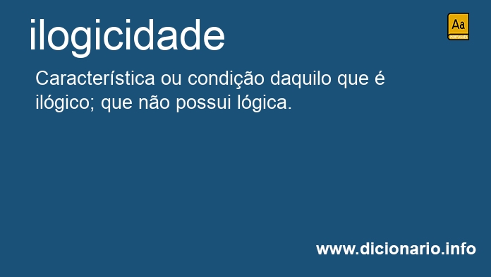 Significado de ilogicidades