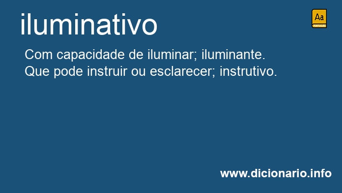 Significado de iluminativa