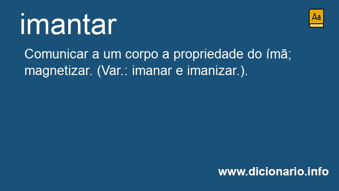 Significado de imantarem