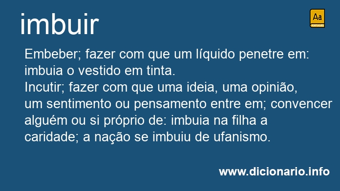 Significado de imbu