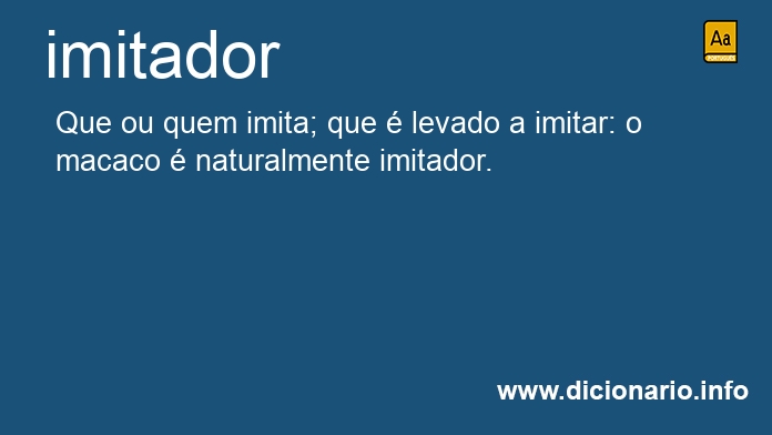 Significado de imitador