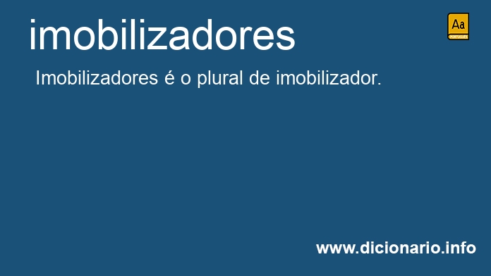 Significado de imobilizadores