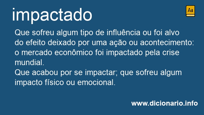 Significado de impactado