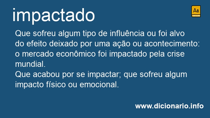Significado de impactados