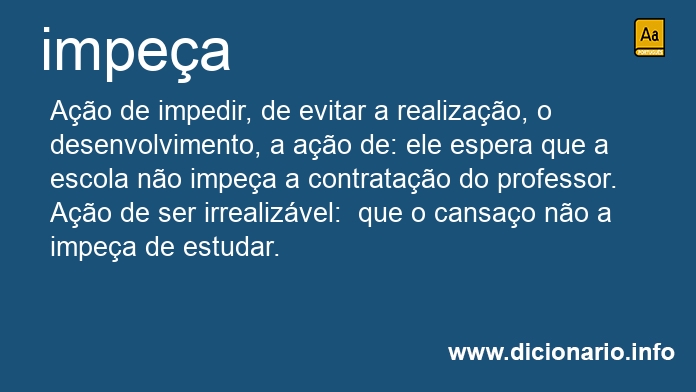 Significado de impea