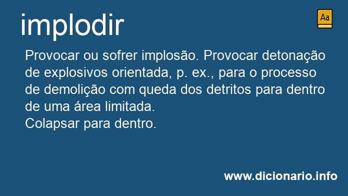 Significado de implodido