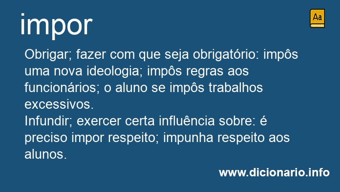 Significado de impor