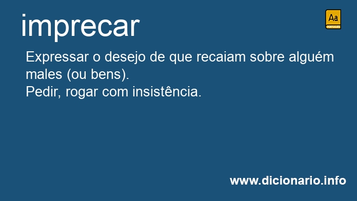 Significado de imprecasses