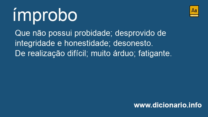 Significado de mproba