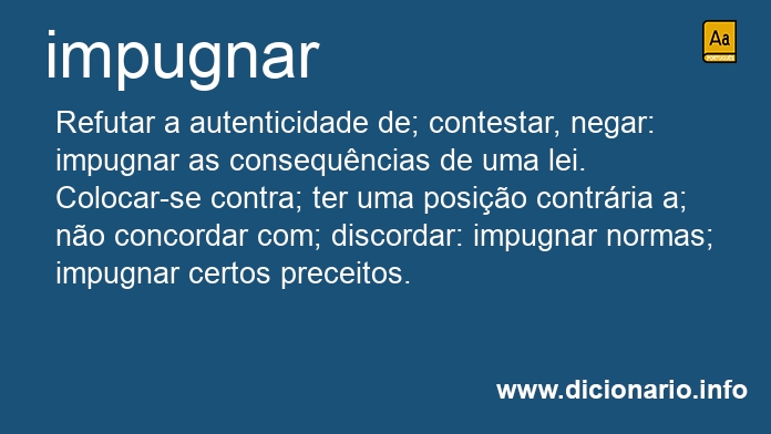 Significado de impugnai