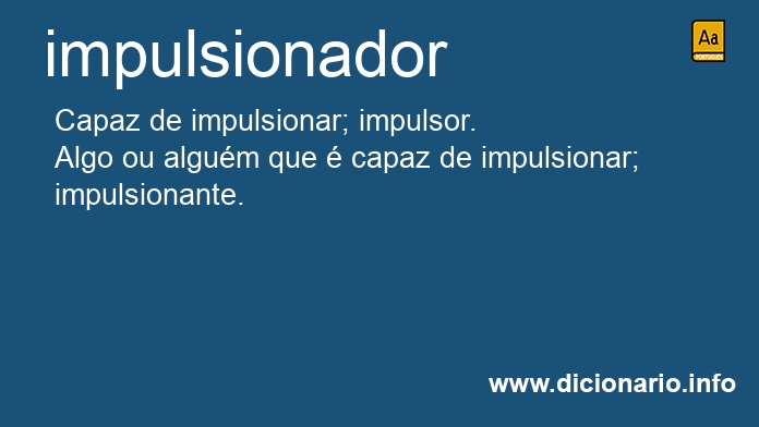 Significado de impulsionador