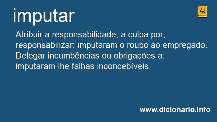 Significado de imputais