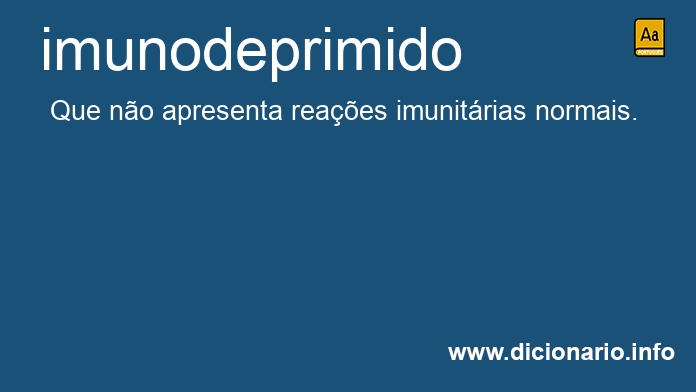 Significado de imunodeprimida