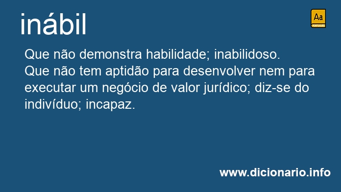 Significado de inbil