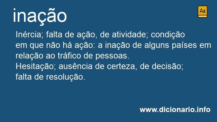 Significado de inao