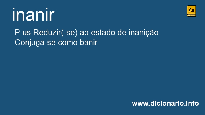 Significado de inaniram