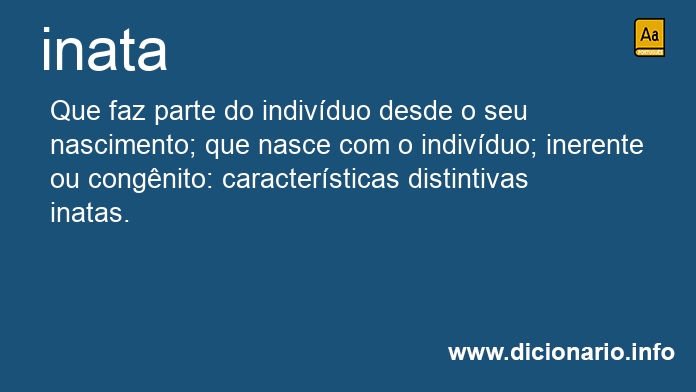 Significado de inata