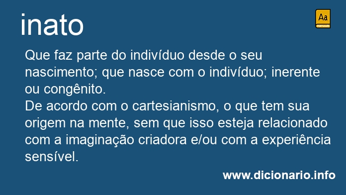 Significado de inato