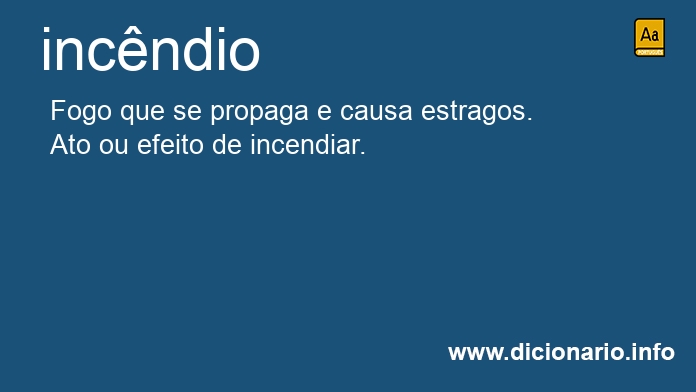 Significado de incndio