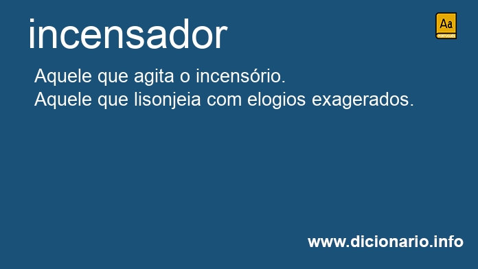 Significado de incensador
