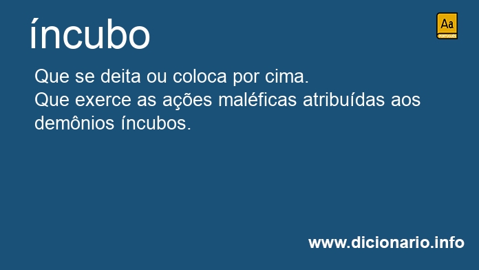 Significado de ncubos