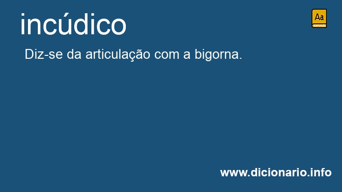 Significado de incdico