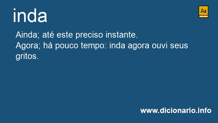 Significado de inda
