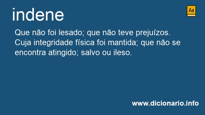 Significado de indene