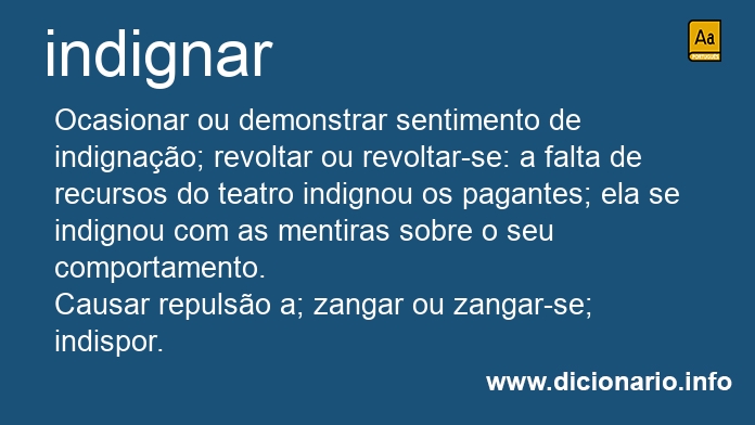 Significado de indigna