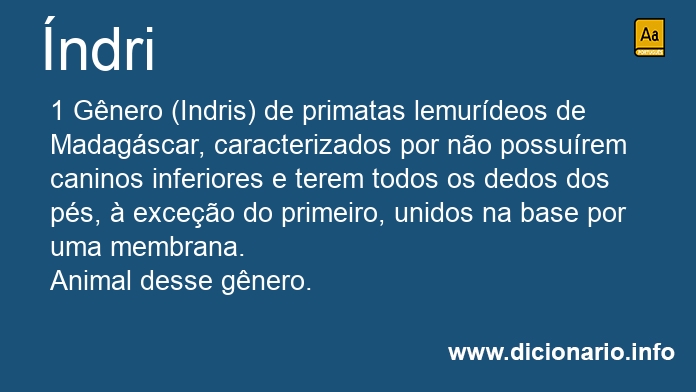 Significado de ndri