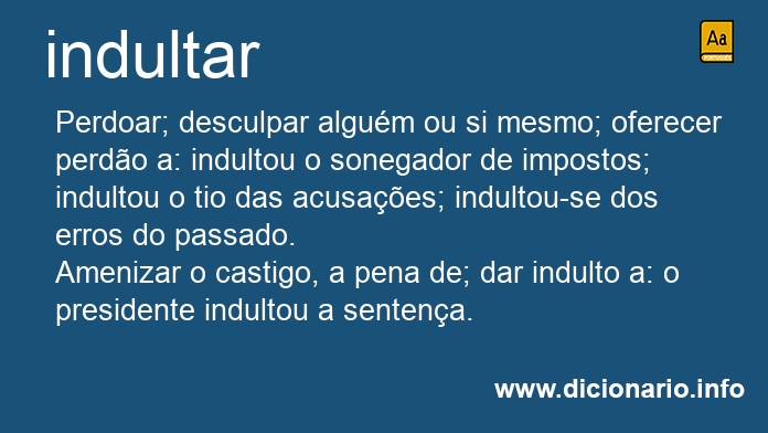 Significado de indultara