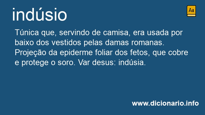 Significado de indsio