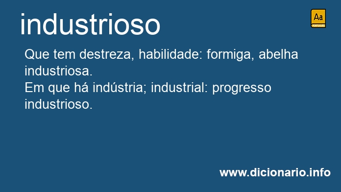 Significado de industriosidade
