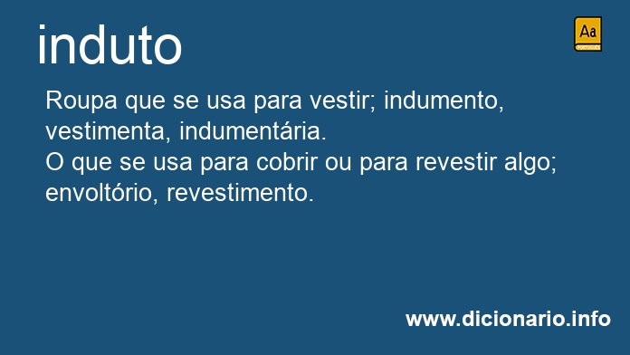Significado de induto